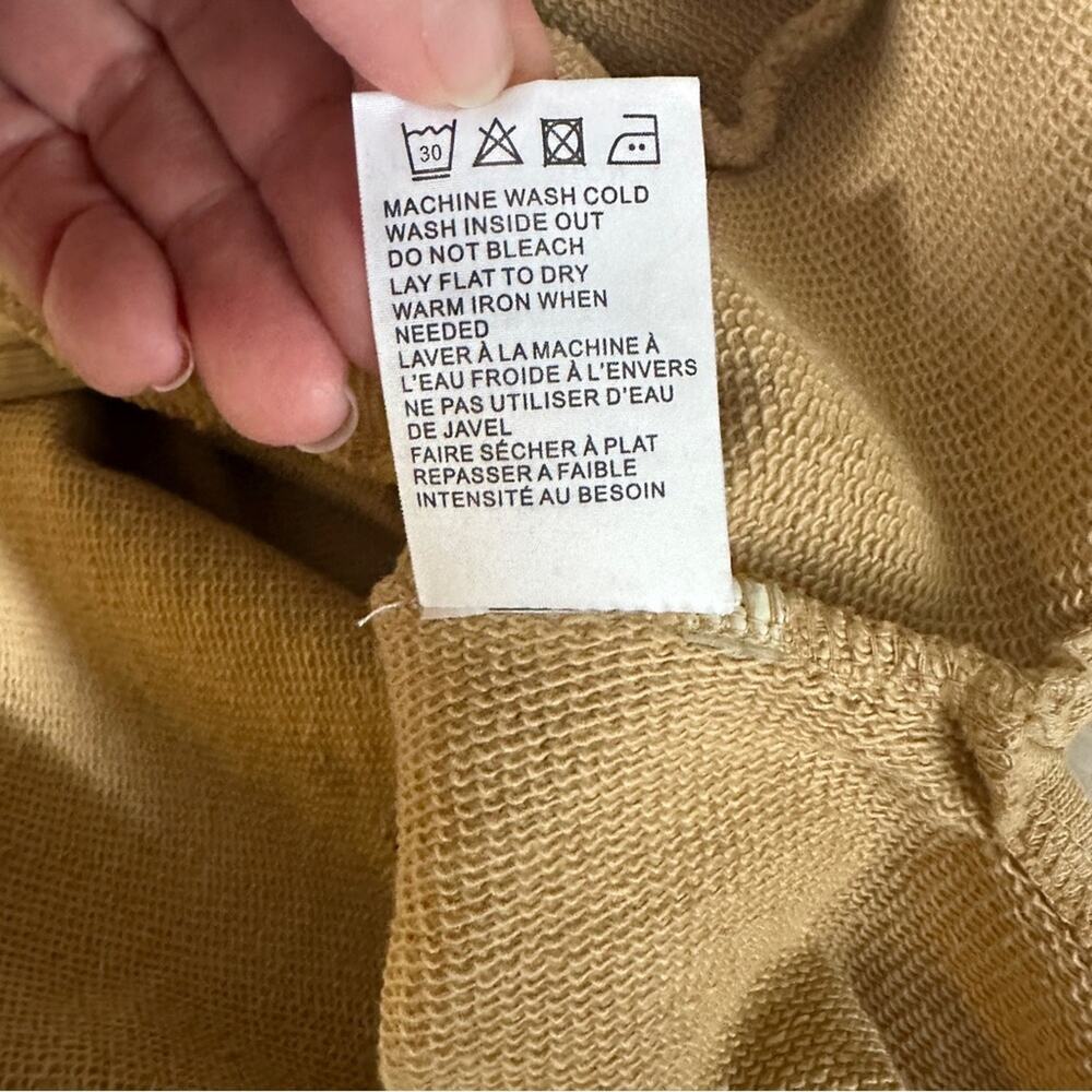 NWT Sandrine RosexFree People Collab Size XS Desir Hoodie Tan Cozy Hip Hop Trend - Picture 10 of 15